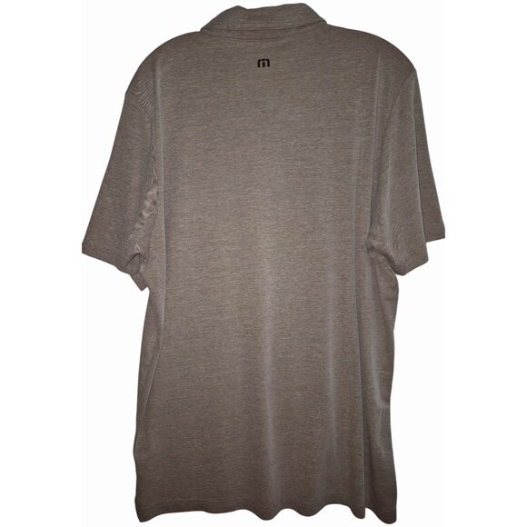 Travis Mathew XX-Large Beige Polo Shirt Cotton/Polyester Short Sleeve Golf Shirt - Picture 6 of 8